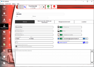 DF-GARAGE Fournisseurs